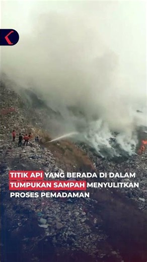 LEBIH DARI 24 JAM, KEBAKARAN TPA JATIWARINGIN BELUM PADAM #short