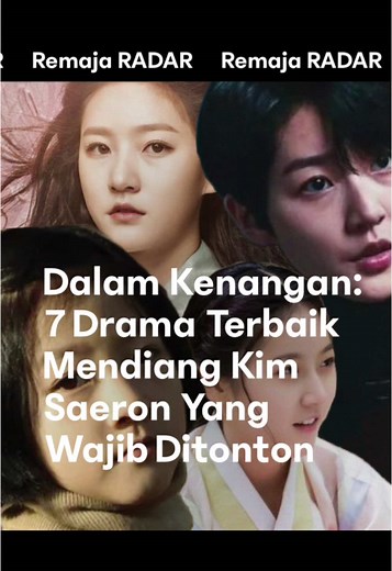 Tragedi Kehilangan Kim Sae Ron yang Menghancurkan Hati