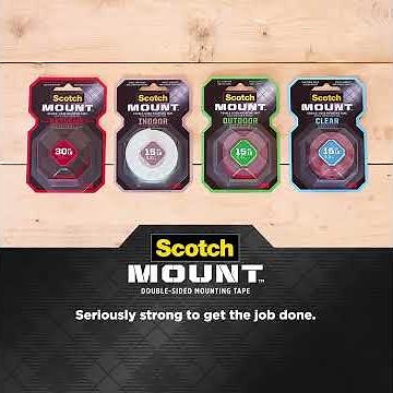 How to Use Scotch-Mount™ Extreme Double-Sided Mounting Tape