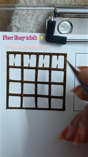 Checks Mehndi Tutorial 😍Day 1 of Learn with Varsha #mehndi #shortvideo #viral #youtubeshorts