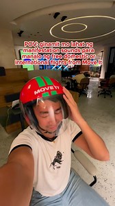 Book lang nang book, MI! Plane tickets din yarrrrn. 30 rides for a chance to win domestic flights, 60 rides to go international! Valid for rides from March 15 to April 15 in Metro Manila, Cebu, and CDO. Visit grb.to/MoveItBooksakan to learn more. Per DTI Fair Trade Permit No.FTEB-FTEB-189118Series of 2024 | Move It