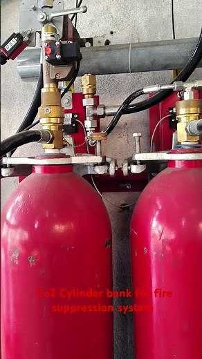 CO2 fire Suppression system - Fire protection system #firesuppression #fire #co2 #firesafety #hazard