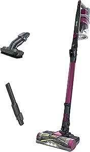 Shark IZ163H Pet Plus Cordless Stick Vacuum with Self-Cleaning Brushroll and HEPA Filter, Lightweight Deep Cleaning Vacuum for Carpet and Hard Floors, Folds for Easy Storage, 40-min Runtime, Raspberry