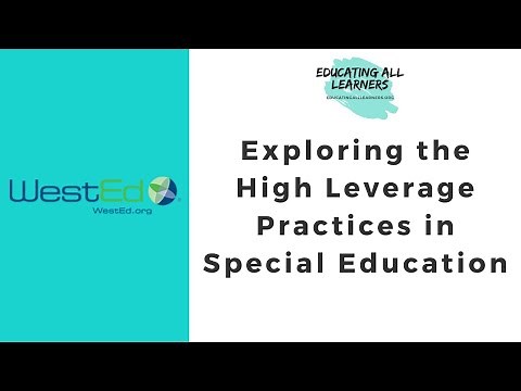 Exploring the High Leverage Practices in Special Education