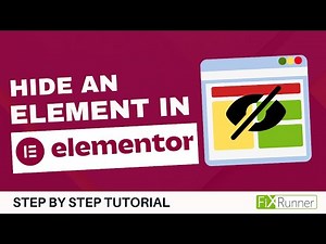 How To Hide An Element In Elementor