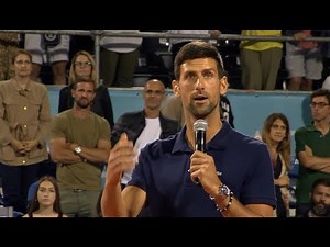 Adria Tour 2020 | Završna Ceremonija, Novakov Govor i Dodela Pehara | SPORT KLUB TENIS