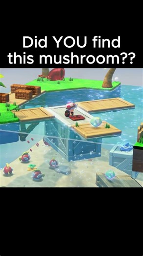 Hidden mushroom in Captain Toad Treasure Tracker #mario #nintendoswitch #nintendo