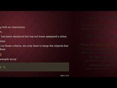 Filtering an Array of Objects for Falsy Values: A Simple Guide in JavaScript