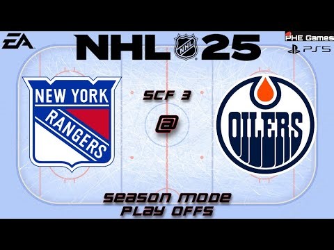 NHL 25 - Playoff - SCF3 - NYR @ Edmonton Oilers (PS5) (#3004)