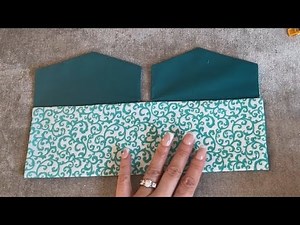 This Is The Most Easiest Wallet Of All / Last Minute Gift Idea / How To Sew A Wallet Without Zipper