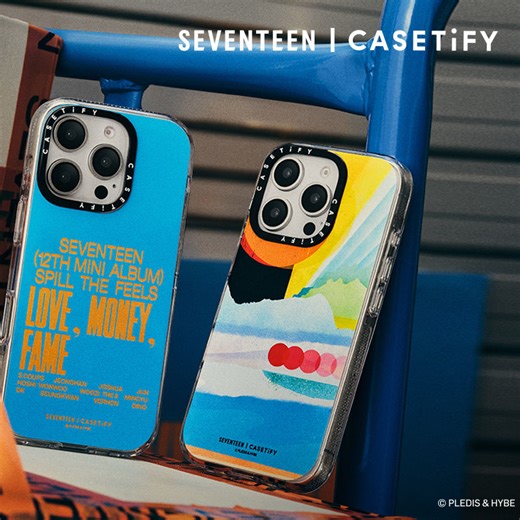 SEVENTEEN | CASETiFY launches first collection, inspired by 'SPILL THE FEELS'