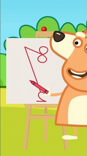 How to Draw a Mouse with Numbers🐭 #preschool #kidssong #kindergarten #kids #learning