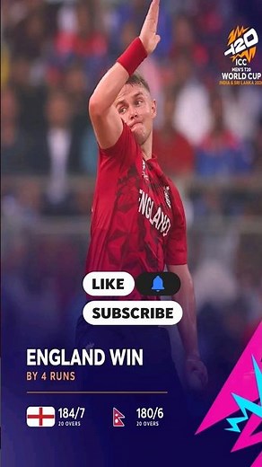 England prevail in Mumbai after a stunning fightback from Nepal 🔥#T20WorldCup#ENGvsNepal