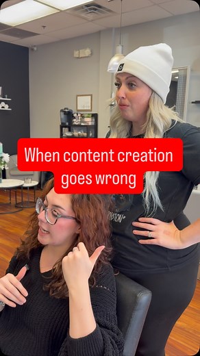 4.7K views · 134 reactions | Subtle foreshadowing #funny #viral #reel #comedy #hairtok #hair #salon | Salon Eros | Facebook