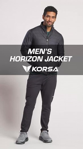 Lightweight insulation meets sleek styling. The Horizon collection from Korsa delivers water-resistant performance for your workouts and all-day versatility for your casual days. | Road Runner Sports | Facebook