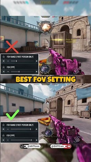 CODM Best Fov Settings For Perfect Vision 👀