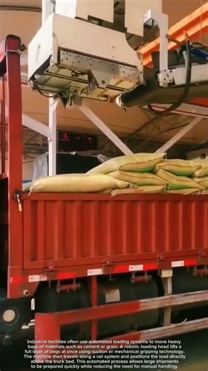 Cement and grain bag loading automation