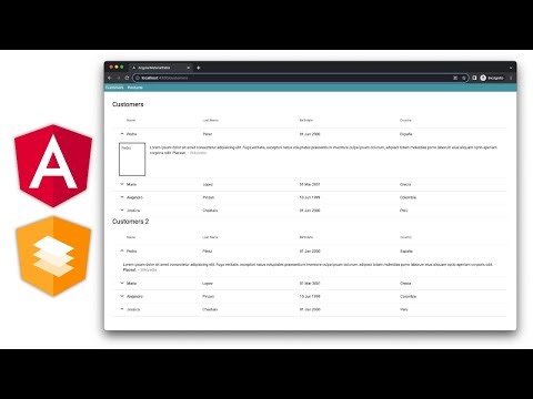 Cómo crear una tabla reutilizable con #angular y angular material | Agregar Filas Expandibles