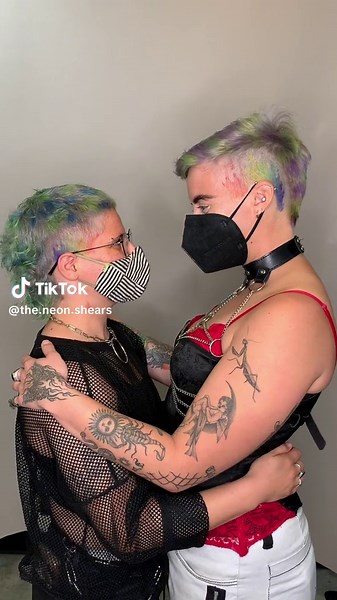 Colorful Buzz Cut Designs Showcase