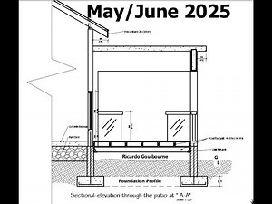 2025 Section 1a – Sectional Elevation | CSEC Technical Drawing May/June 2025 Paper 2