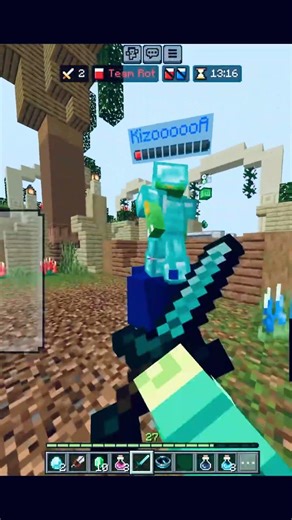 I am stuck... 😭📱 (Bedwars Mobile Day 3)