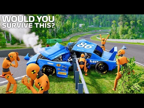 Would you Survive this Racing Crash? #10 | BeamNG.Drive