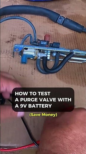 How to Test a Purge Valve with a 9V Battery
