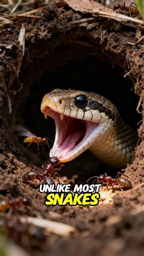 Blind Snake: The Hidden Tunneler 🐍🌱
