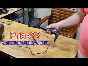 5 inch Customer Display how to connect to Raintech POS Billing software