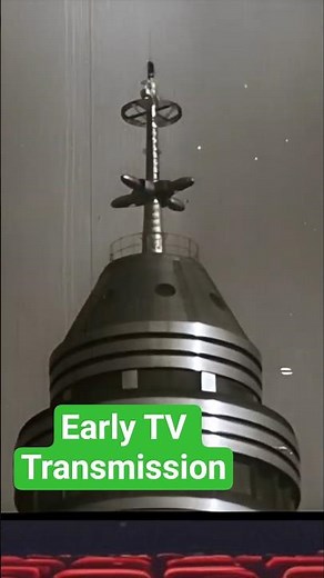 First TV Broadcast: Early Television Transmission History #shorts #documentary