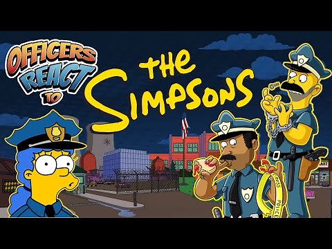 Officers React #5 - The Simpsons Marge Becomes a Cop!