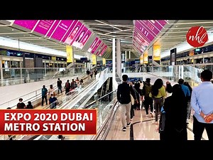 Expo 2020 Dubai Metro Station | Amazing Architecture & Interior