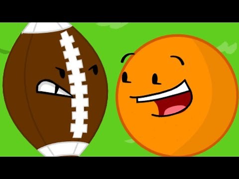 The Annoying Orange - Super Bowl Football (BFDI Style)