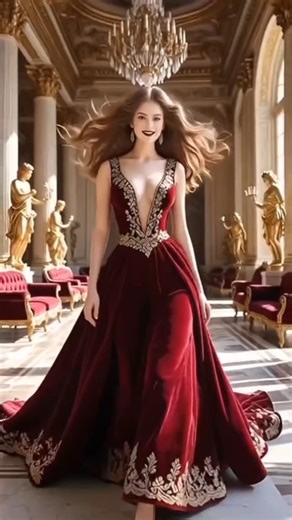 Burgundy Velvet & Beaded Taffeta Evening Dresses | Luxury Formal Gowns👌✨️