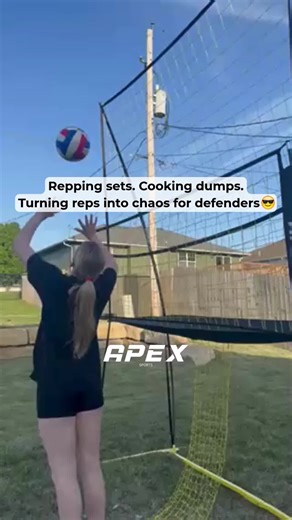 Repping sets. Cooking dumps. The Apex Training Station is turning every rep into pure chaos for defenders 💛🏐 #TuesdayTraining 📲 FOLLOW @apexsportsusa for your daily dose of volleyball action! 🏐💥 If your reps aren’t causing problems yet… you need this in your bag. Tag a setter who would abuse this tool 👇 #ApexSports #ApexTrainingStation #VolleyballTraining #VolleyballLife #SetterLife #VolleyballSetter #VolleyballDrills #VolleyballPractice #VBTraining #USAVolleyball #HighSchoolVolleyball #Vo