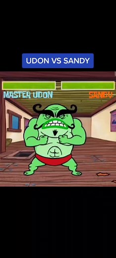 Udon vs Sandy Karate Duel on Karate Island