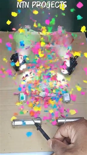 Fan + LED Light Switching With DC Motor ⚡🔌 #experiment#hacks#ideas #schoolproject#amazing #diyideas