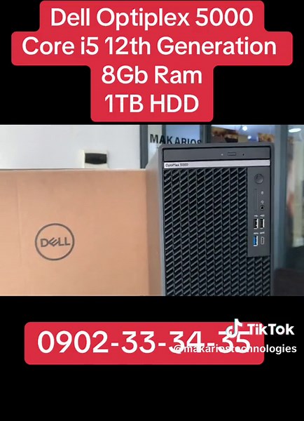 Buy Dell Optiplex 5000 Core i5 12th Gen 8GB Ram 1TB HDD - Cheap Desktop in Addis Ababa