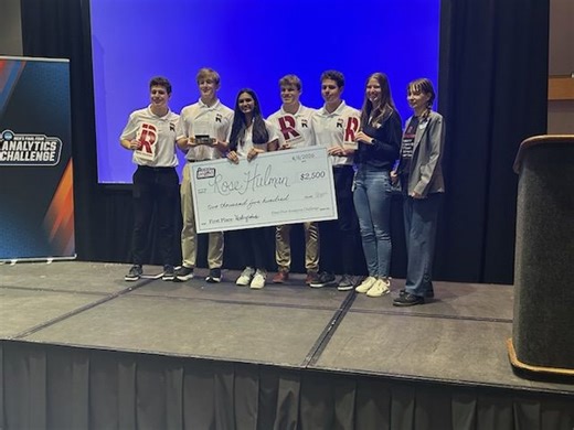 Rose-Hulman team wins 2026 NCAA Final Four Analytics Challenge title