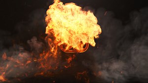 Fire Explosion Logo
