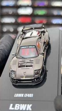 Ferrari F40 LB Works Chrome Black | INNO64 1:64 🔥