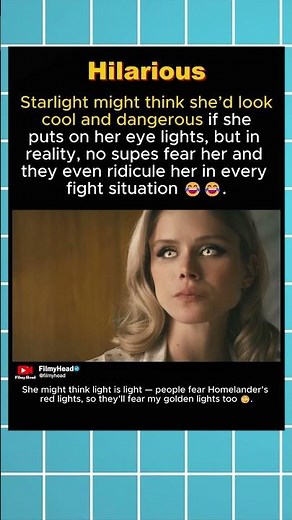 In The Boys Season 3 (2022), Starlight was Destroyed by Victoria Neuman😂.