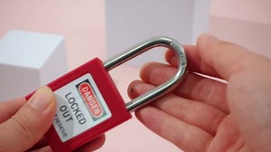 Landhoow 12 Set Lockout Tagout Locks Set, Safety Padlock, Loto Locks Keyed Differently Lock 2 Keys Per Lock Tag Out Padlocks for Electrical Lockout Tag Out Stations and Devices Kits (Red)