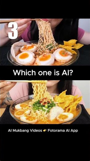 Real or AI viral ASMR AI mukbang video generator tutorial