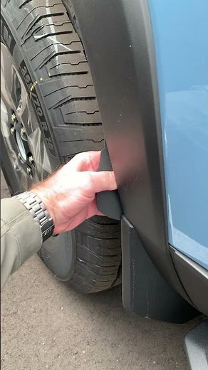 10 second new Land Cruiser stone guard removal #1fastguard #landcruiser #toyota #detailing #mudguard