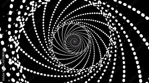 Hypnotic Fascinating Abstract video psychedelic spiral radial rays, twirl, twisted effect, vortex backgrounds. Hypnotic spiral