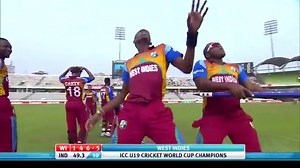 1.7M views · 29K reactions | #OnThisDay in 2016, West Indies won their maiden ICC #U19CWC title after beating India by five wickets with just three balls to spare  Relive the celebrations  | ICC - International Cricket Council | Facebook