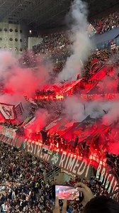Curva Sud Milan🇮🇹 creating impressive atmosphere inside San Siro. | Ultra Style