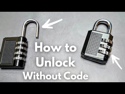 Simple TRICK - How to Open a Combination Padlock Without Code!