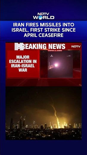 US Iran War Latest | Iran Launches Fresh Missiles Into Israel, First Strikes Since April Ceasefire